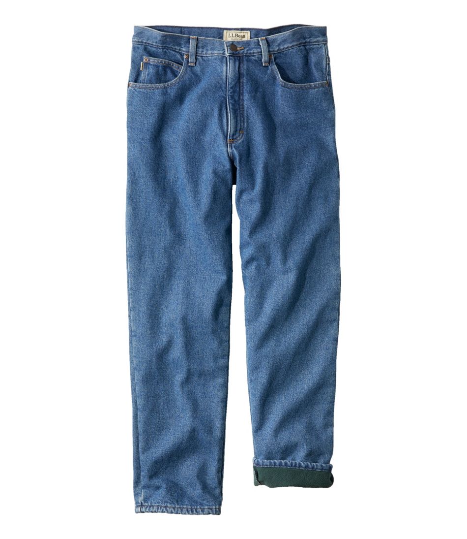 Men's Double L® Jeans Classic Fit Fleece-Lined