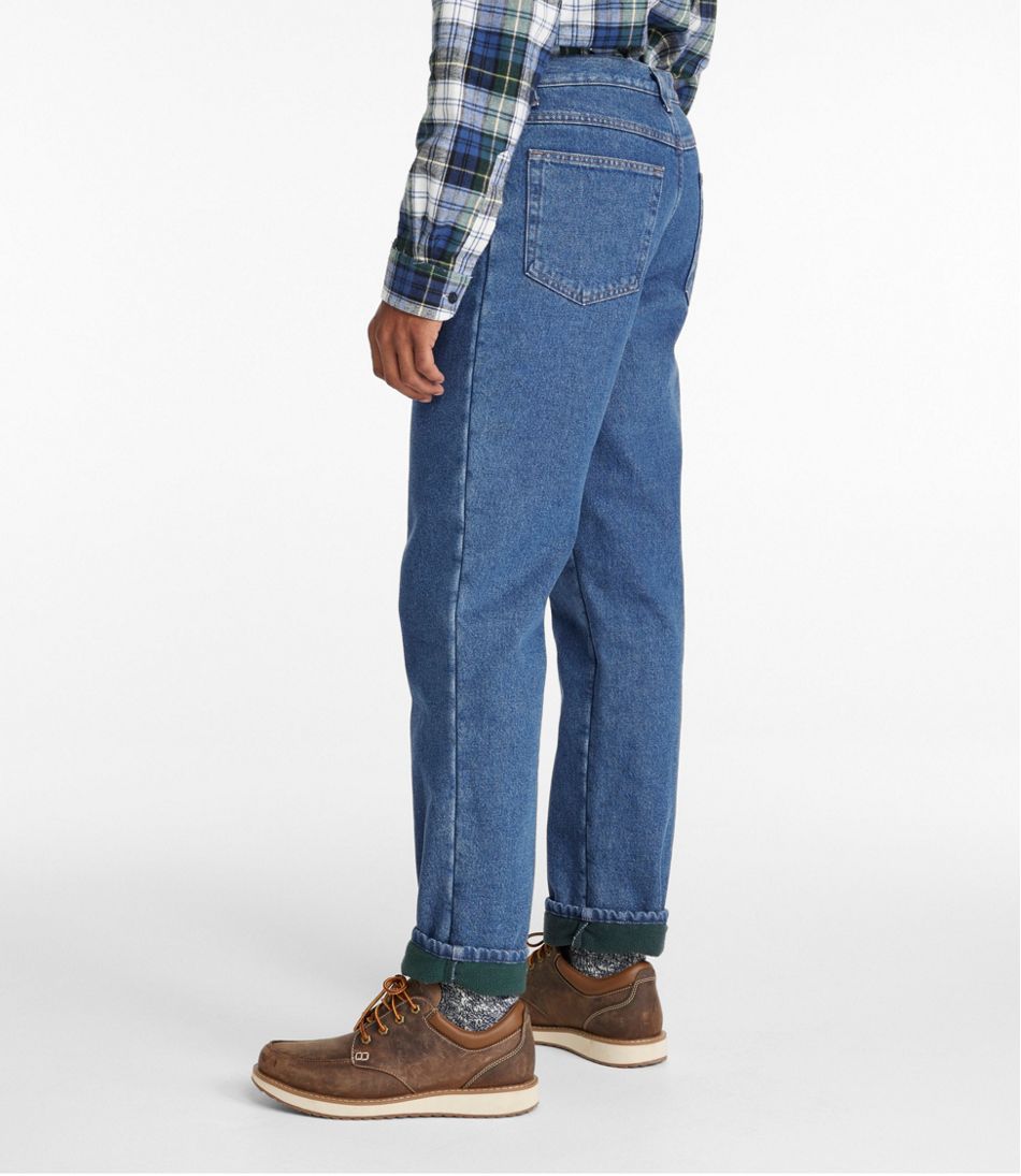 Men's Double L® Jeans Classic Fit Fleece-Lined