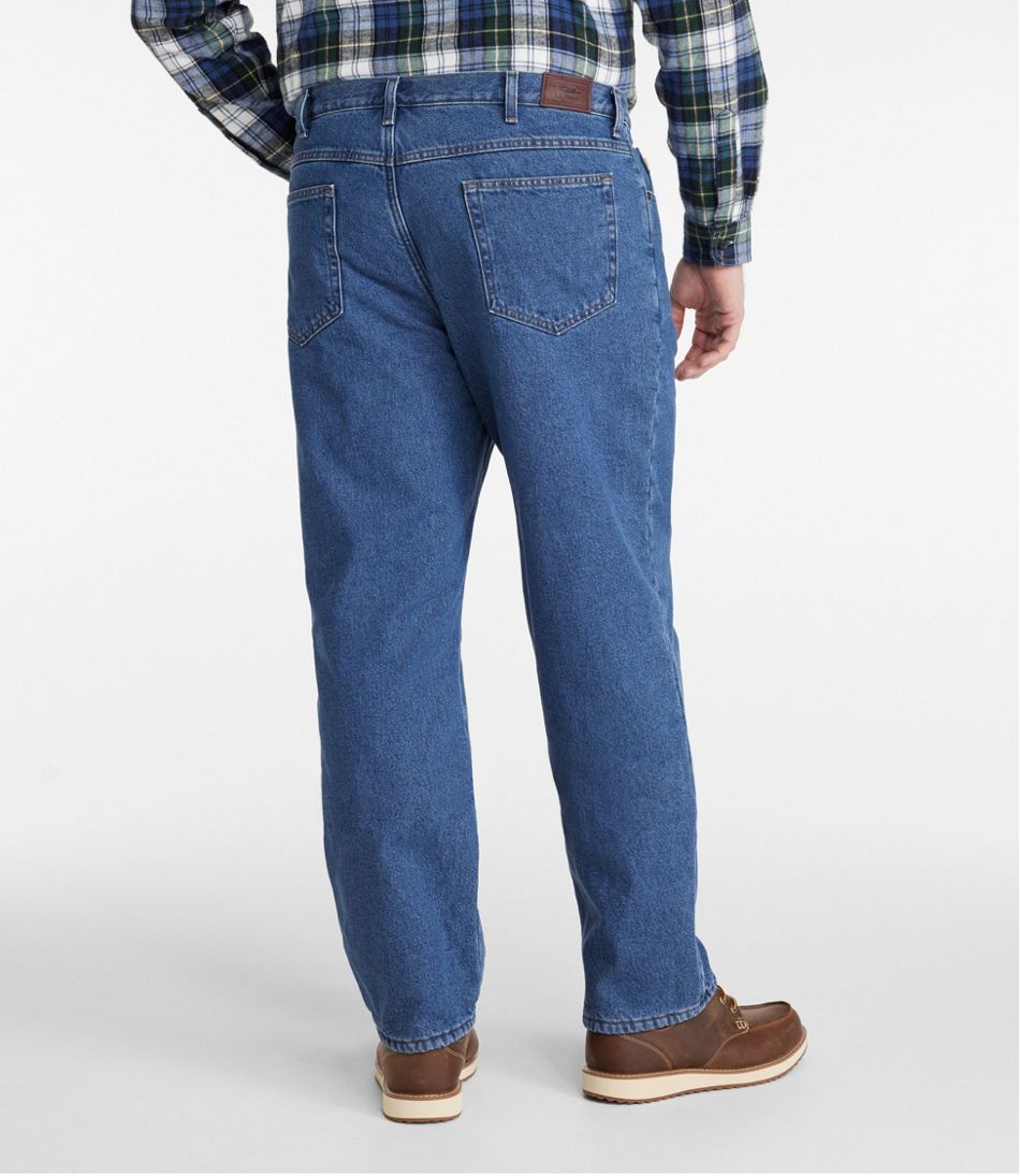 Men's Double L® Jeans Classic Fit Fleece-Lined