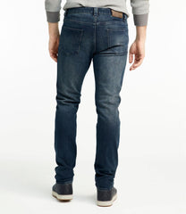 Men's Signature Five-Pocket Jeans with Stretch Slim Straight