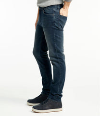 Men's Signature Five-Pocket Jeans with Stretch Slim Straight