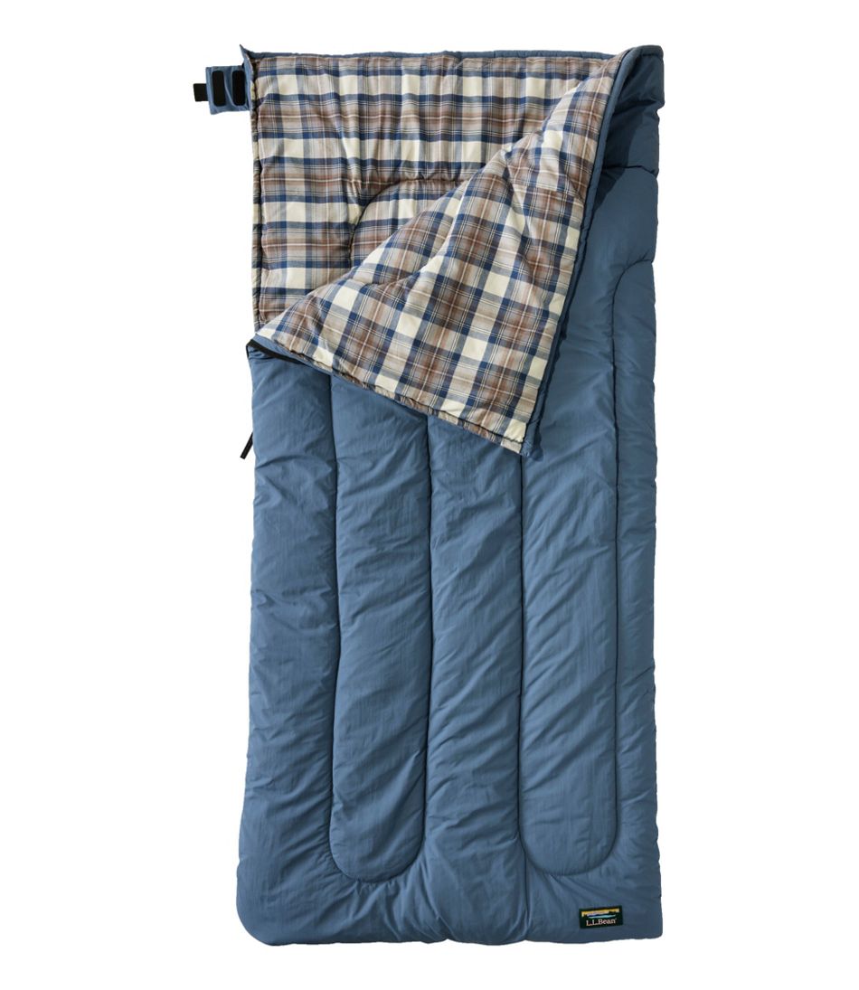 L.L.Bean Flannel Lined Camp Sleeping Bag 40°