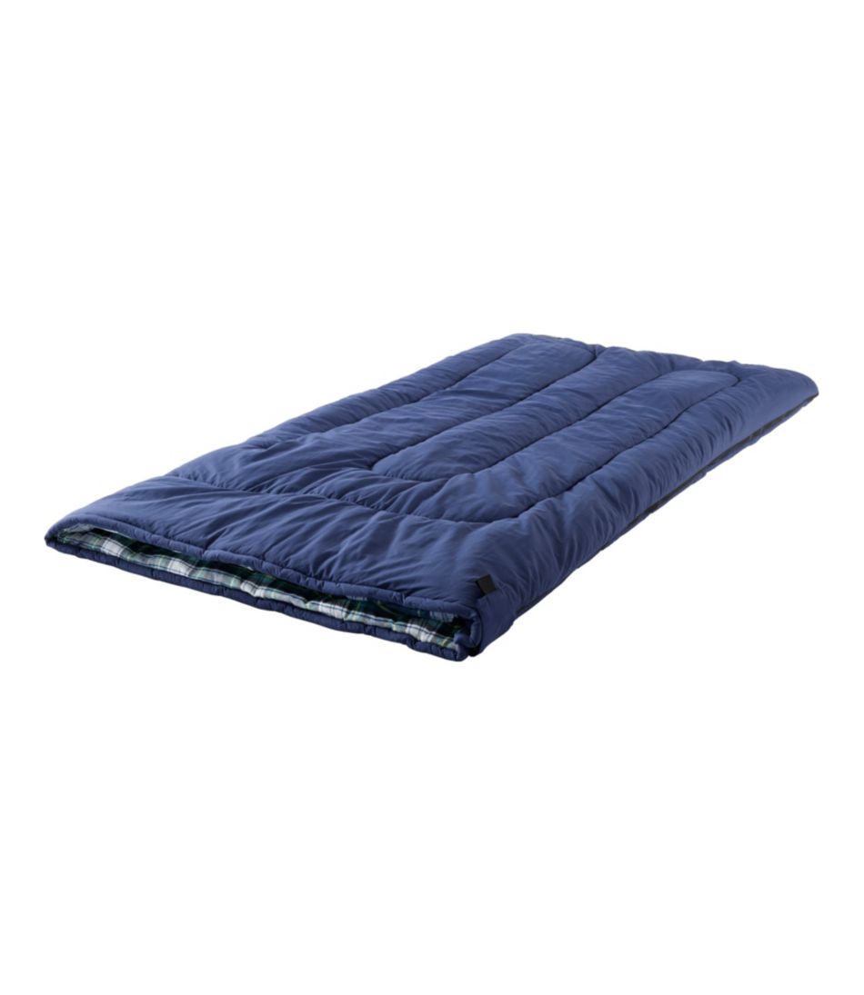 L.L.Bean Flannel Lined Camp Sleeping Bag 40°