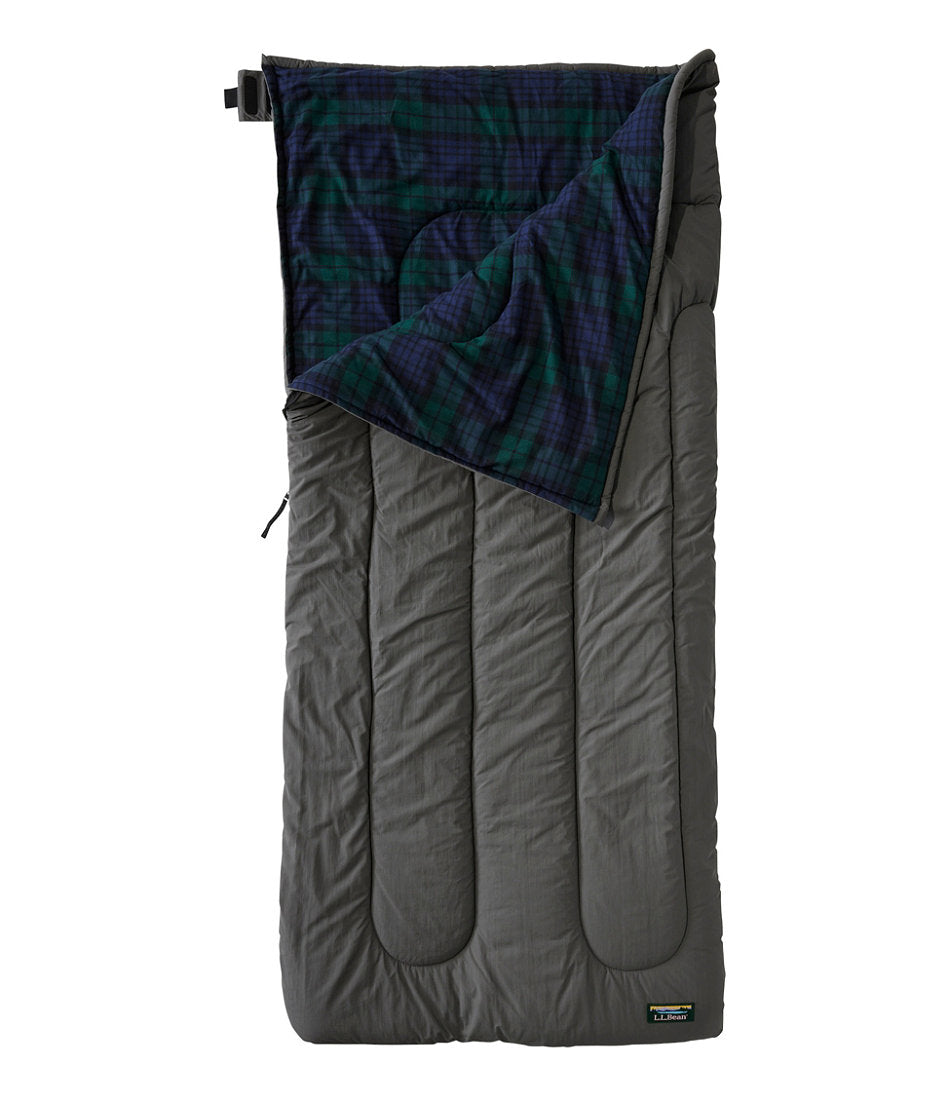 L.L.Bean Flannel Lined Camp Sleeping Bag 40°