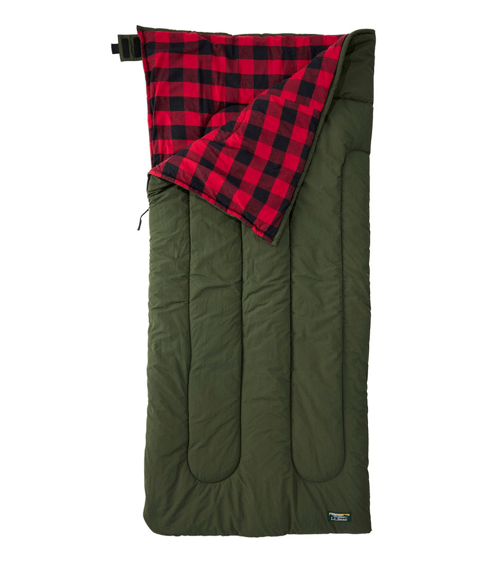 20° Adults' L.L.Bean Flannel Lined Camp Sleeping Bag