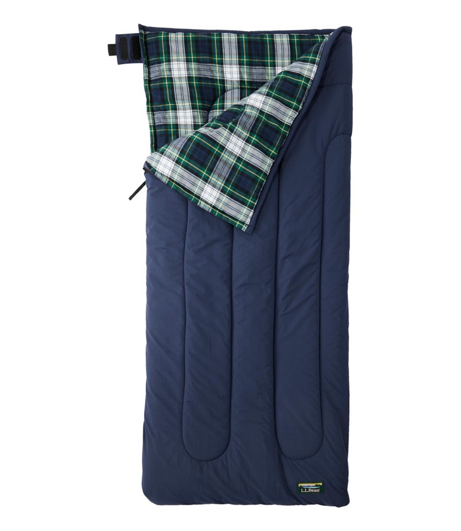 40° Kids' L.L.Bean Flannel Lined Camp Sleeping Bag