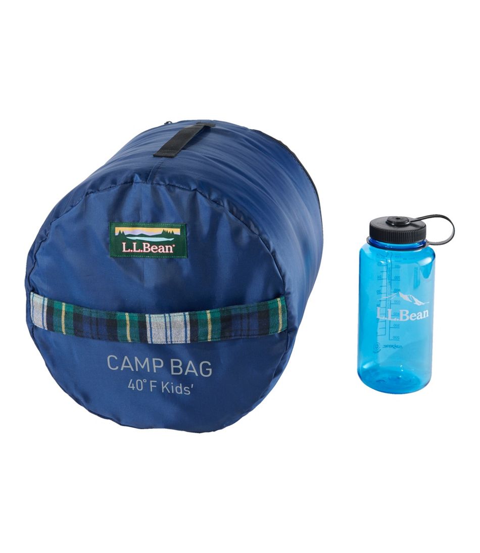 40° Kids' L.L.Bean Flannel Lined Camp Sleeping Bag