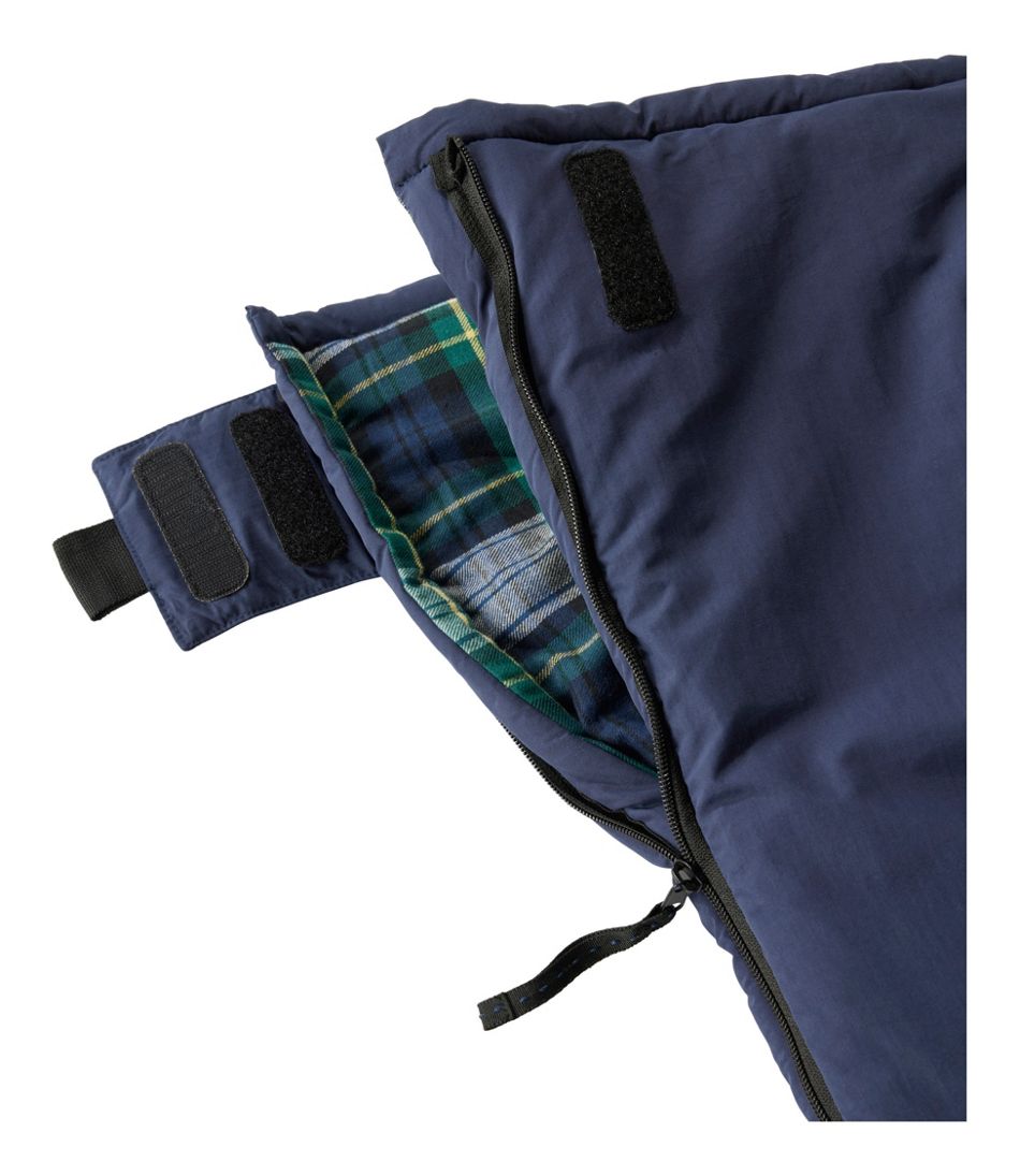 40° Kids' L.L.Bean Flannel Lined Camp Sleeping Bag