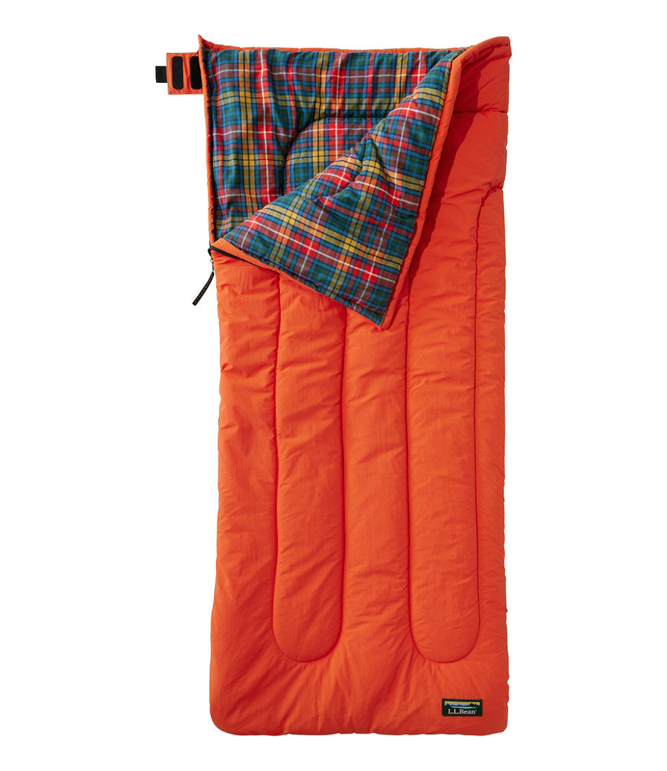 40° Kids' L.L.Bean Flannel Lined Camp Sleeping Bag