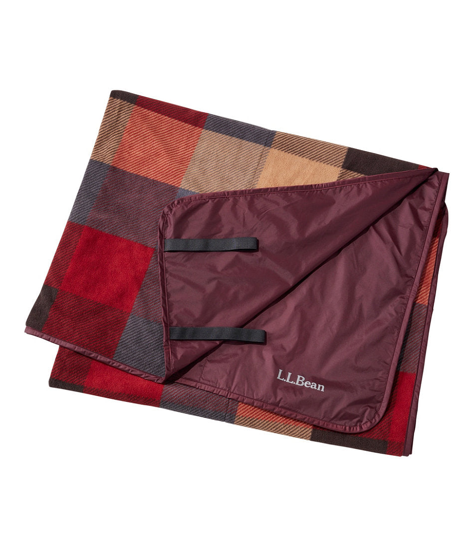 L.L.Bean Waterproof Outdoor Blanket Plaid