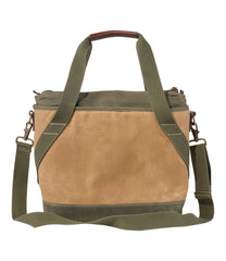 Medium Insulated Waxed-Canvas Tote