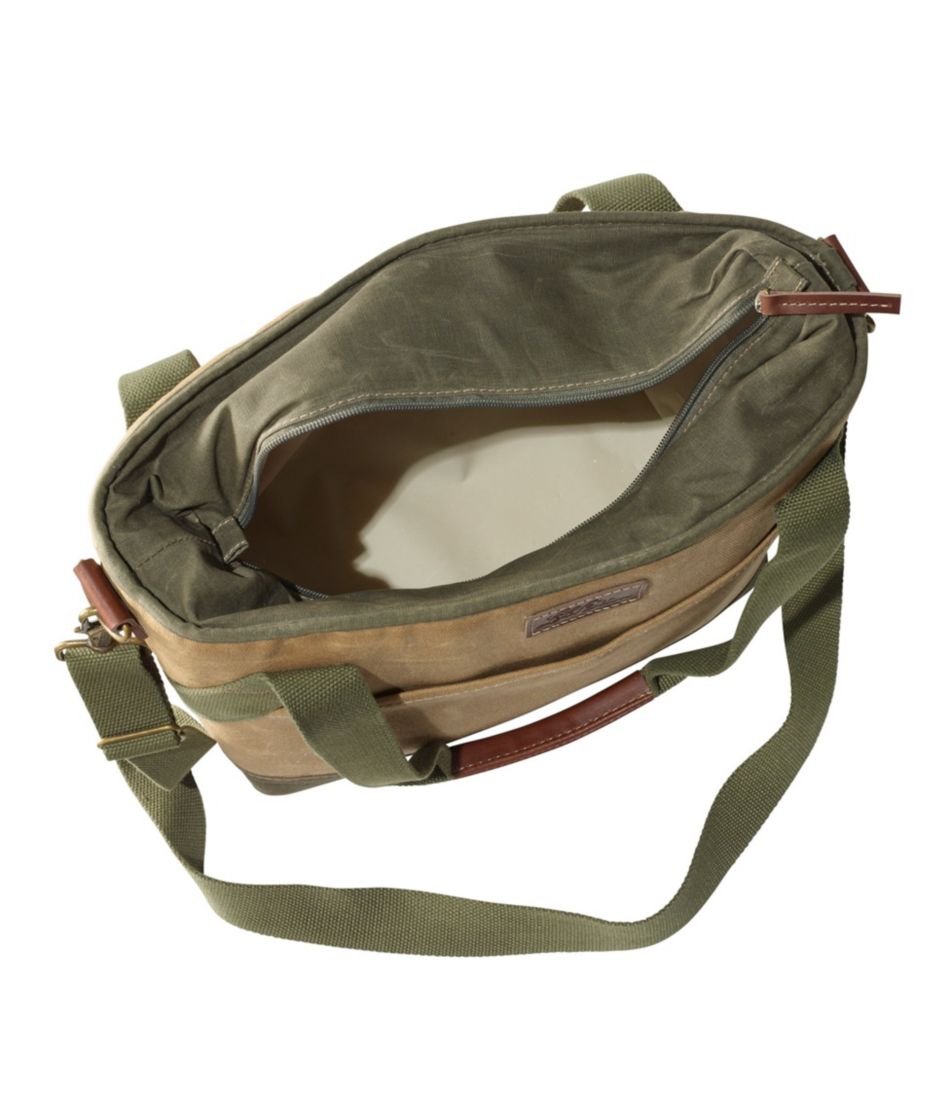 Medium Insulated Waxed-Canvas Tote