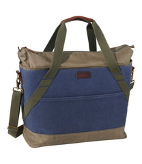 Insulated Waxed-Canvas Tote Large