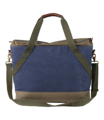 Insulated Waxed-Canvas Tote Large