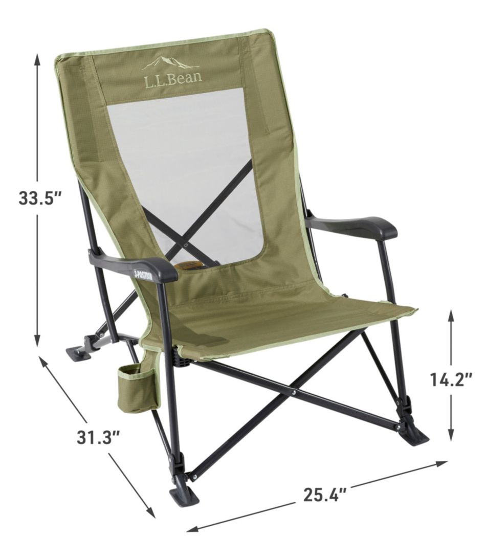L.L.Bean Easy Comfort Camp Chair Low