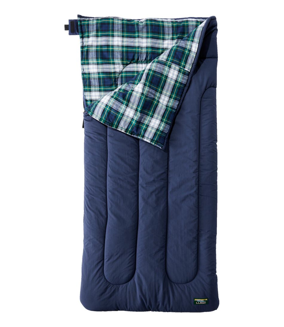 0° L.L.Bean Flannel Lined Camp Sleeping Bag