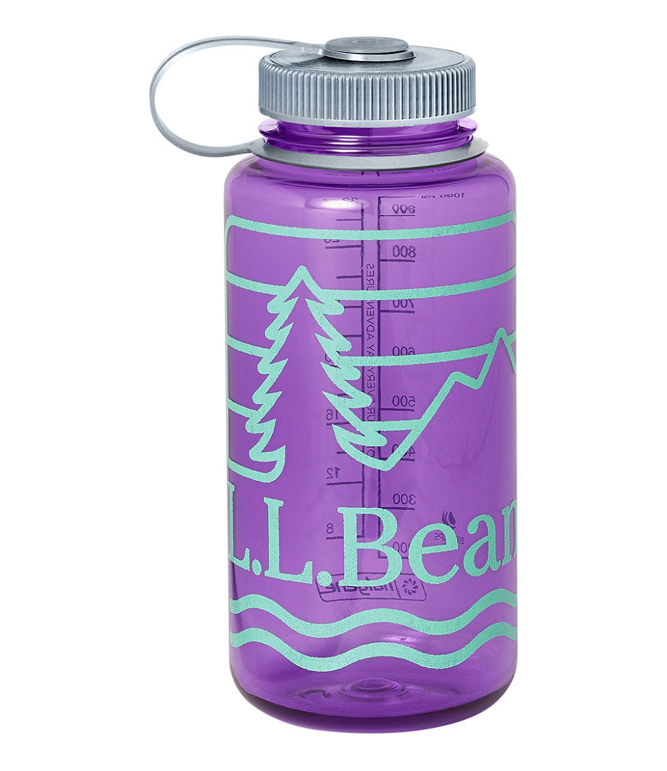 32 oz. Nalgene Sustain Wide Mouth Water Bottle with L.L.Bean Print