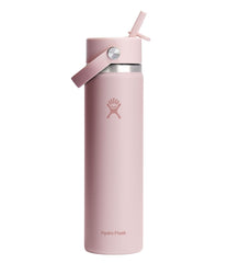 Hydro Flask Wide Mouth Water Bottle with Flex Straw Cap 24 oz.