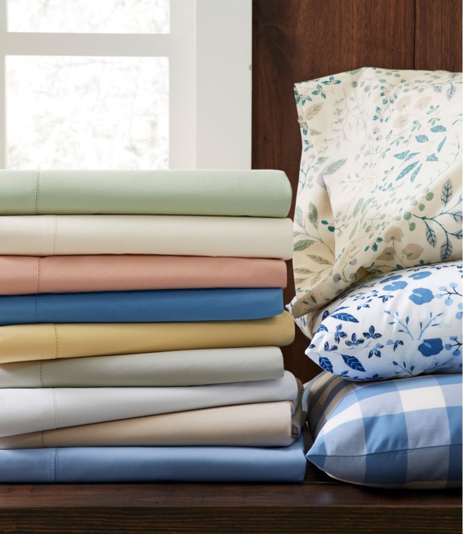 280-Thread-Count Pima Cotton Percale Pillowcases Set of Two