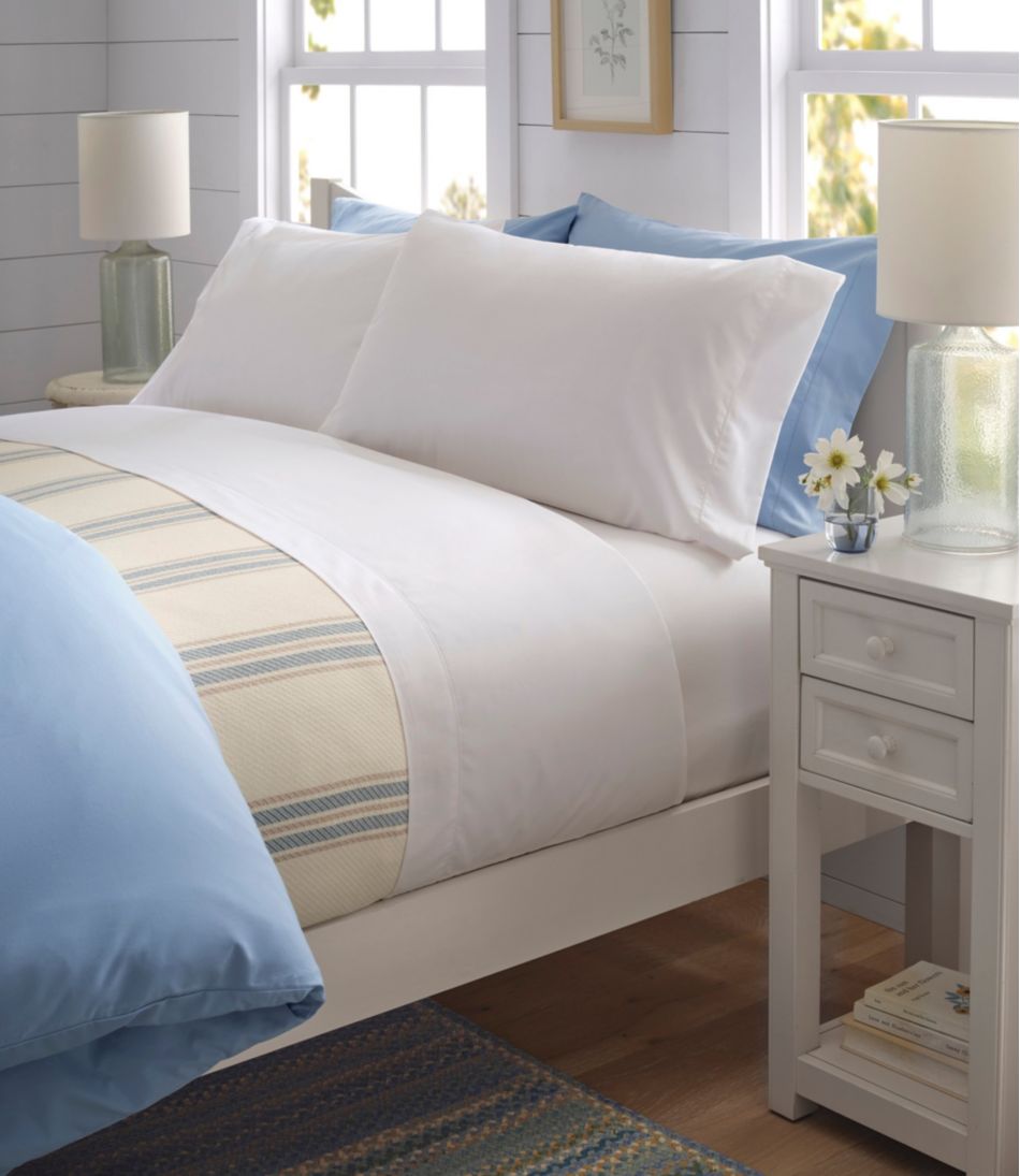 Fitted 280-Thread-Count Pima Cotton Percale Sheet