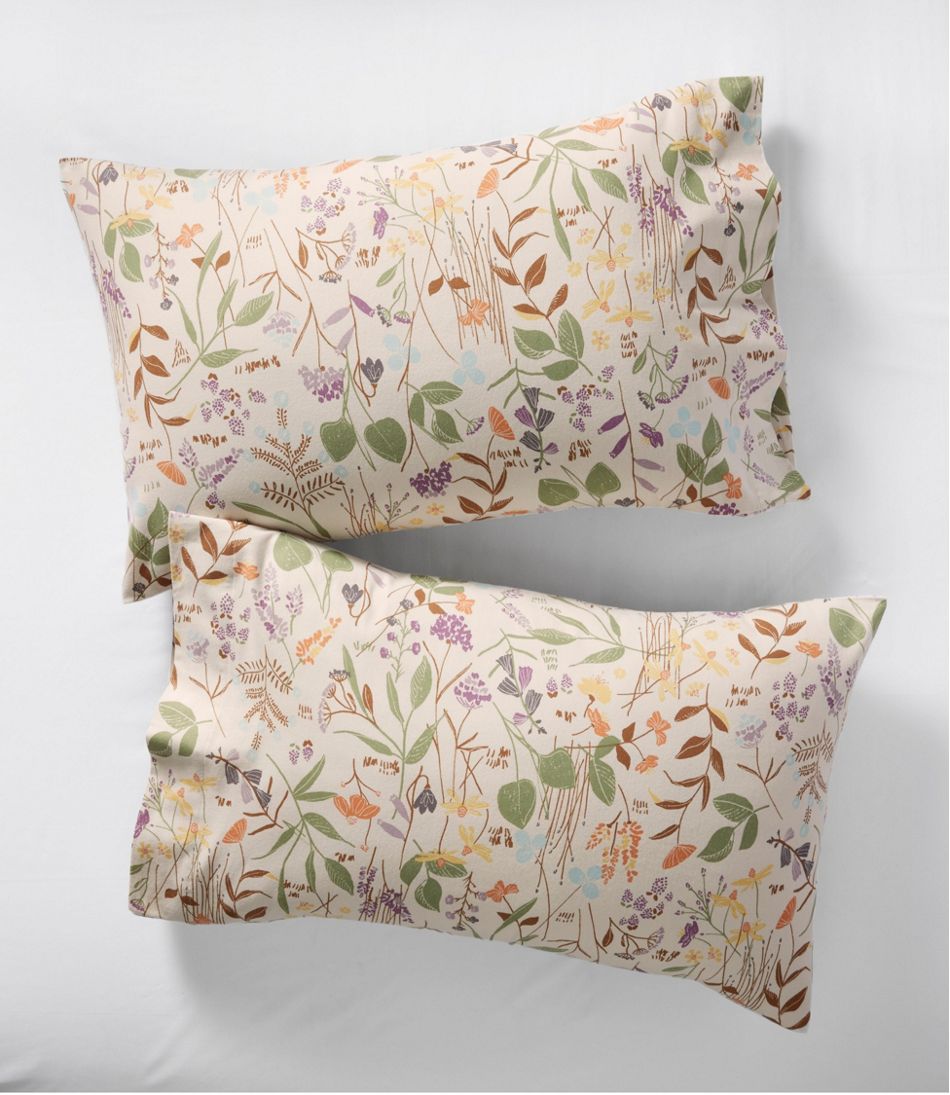 Birch Floral Flannel Sheet Collection