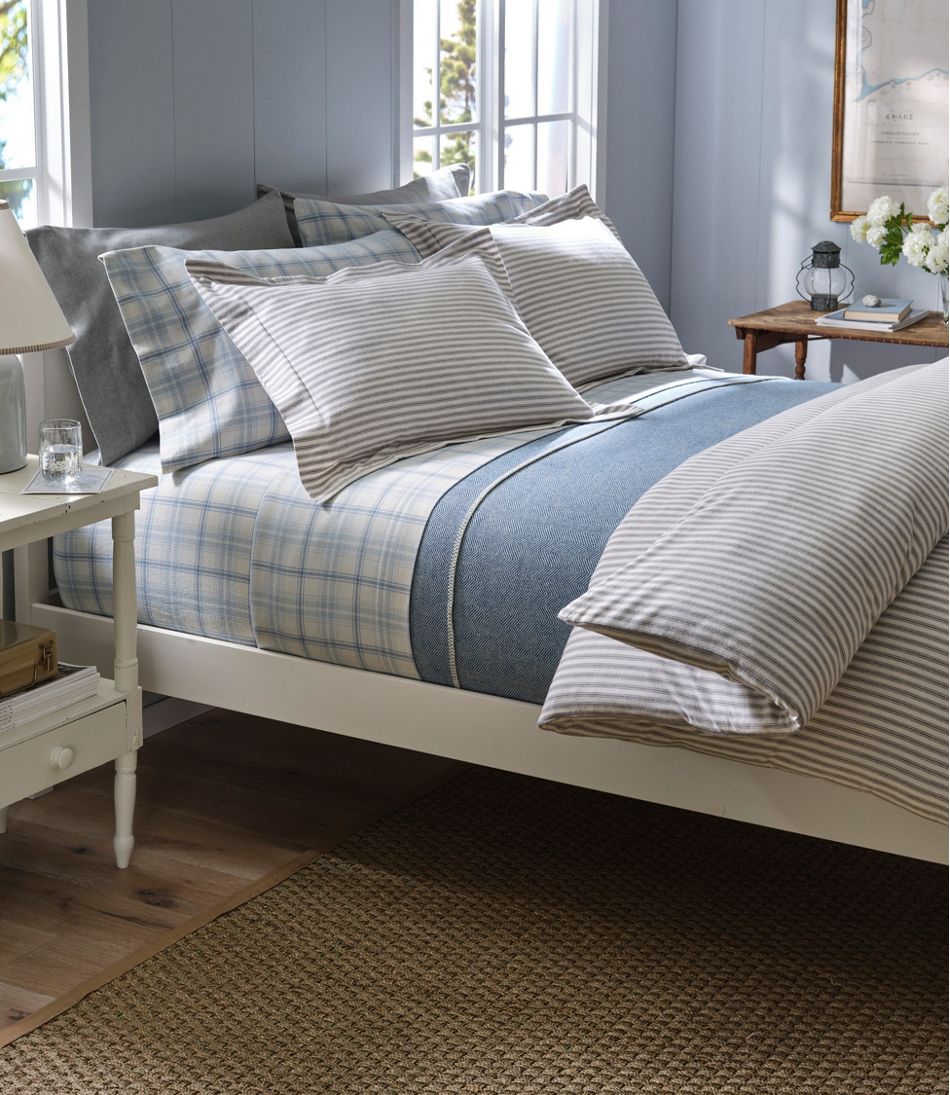 Stripe Ultrasoft Comfort Flannel Comforter Cover Collection
