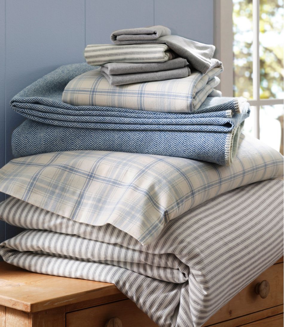 Stripe Ultrasoft Comfort Flannel Comforter Cover Collection