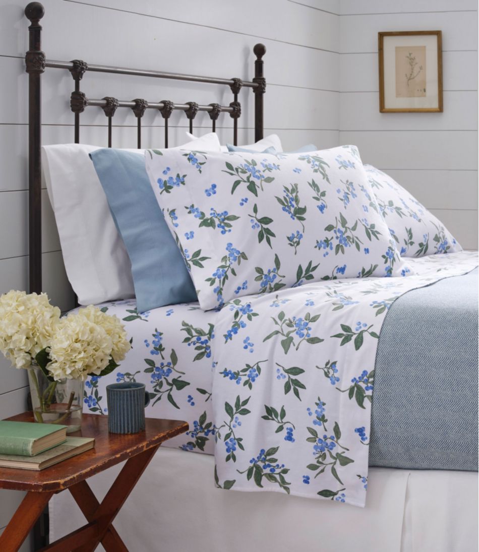 Jess Franks Blueberry Flannel Sheet Collection