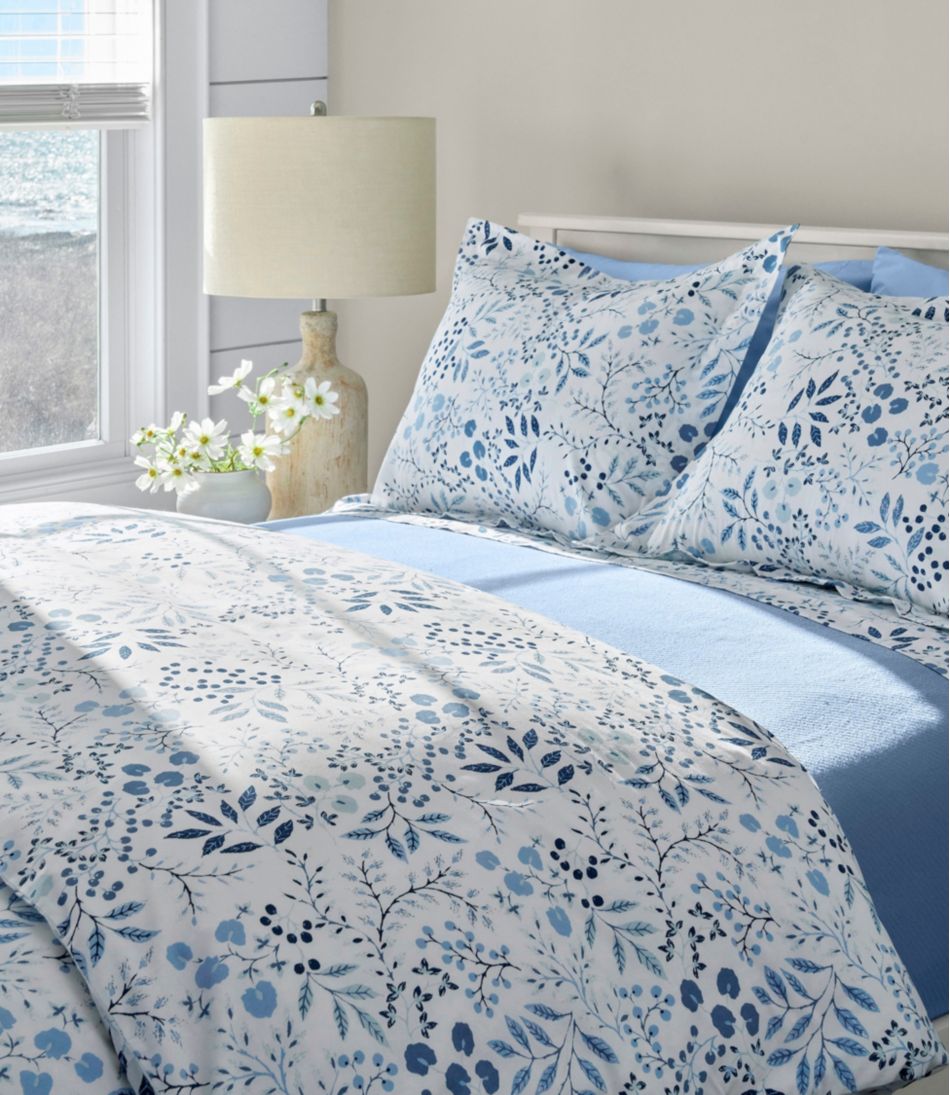280-Thread-Count Pima Cotton Percale Comforter Cover Collection Print