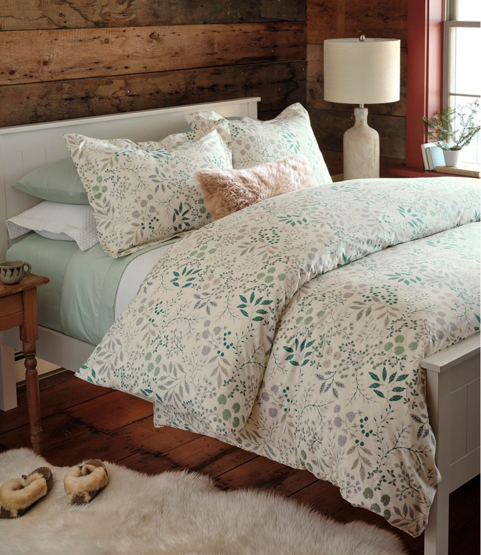 280-Thread-Count Pima Cotton Percale Comforter Cover Collection Print