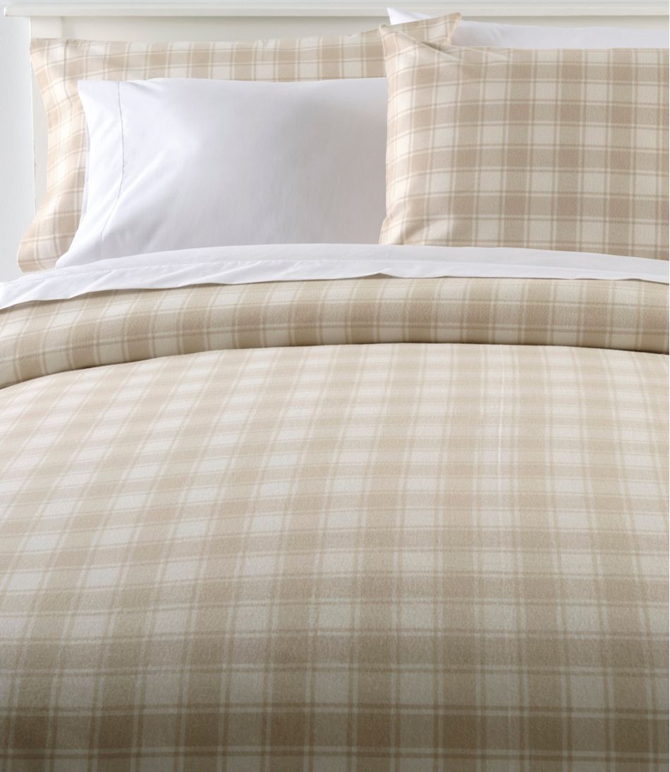 Check Ultrasoft Comfort Flannel Comforter Cover Collection
