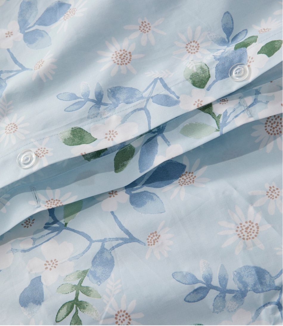 Premium Egyptian Percale Comforter Cover Collection, Daisy