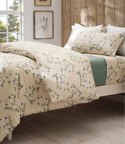 Premium Egyptian Percale Comforter Cover Collection, Daisy