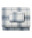 Organic Flannel Sheet Collection Plaid