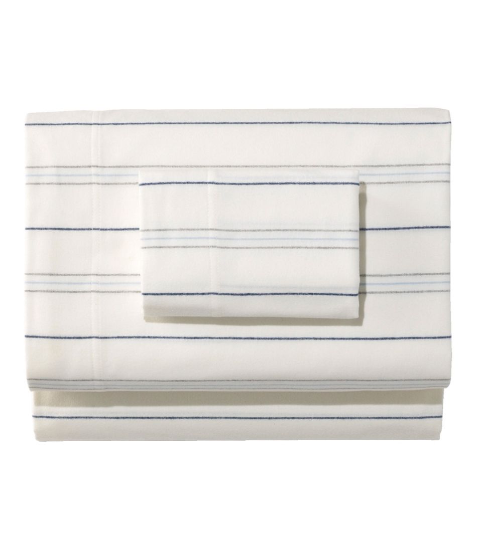 Organic Flannel Sheet Collection Stripe