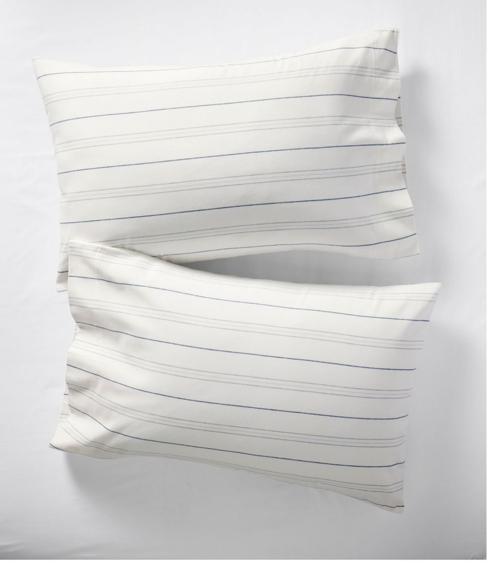 Organic Flannel Sheet Collection, Stripe