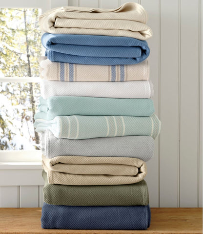 Maine Twill Blanket, Stripe