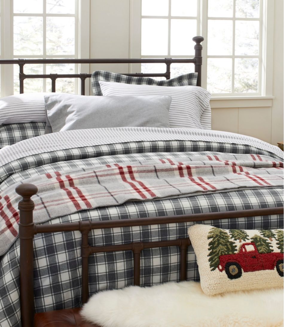 Plaid Washable Wool Blanket