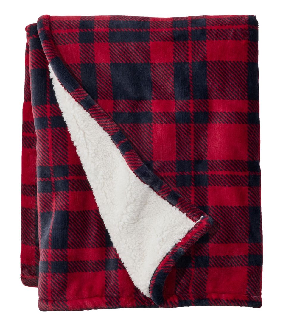 Plaid Wicked Plush Sherpa Throw