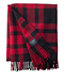 L.L.Bean Washable Wool Throw Plaid 54" x 60"