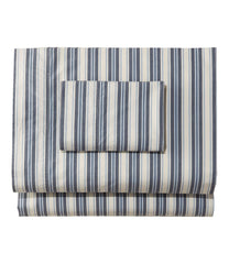 Sunwashed Percale Sheet Collection Stripe