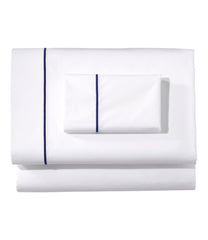 Premium Egyptian Percale Sheet Collection Satin Stitch
