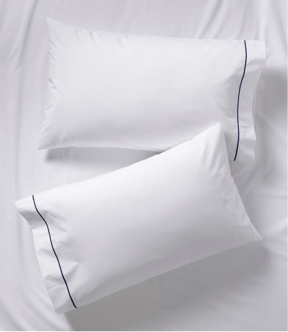 Premium Egyptian Percale Sheet Collection Satin Stitch