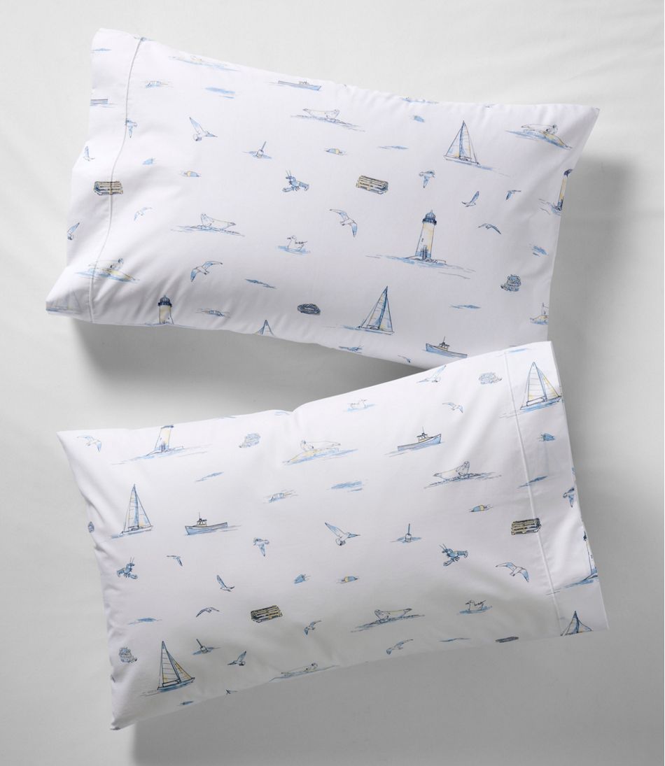 Nautical Boats Percale Sheet Collection