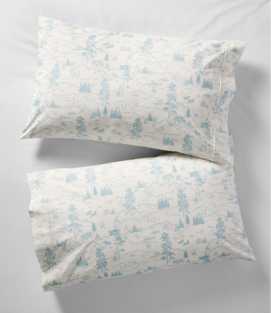 Lakeside Toile Percale Sheet Collection