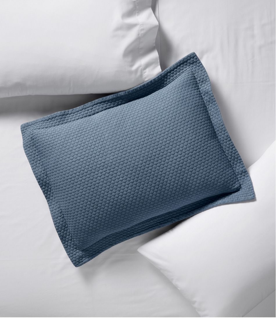 Organic Honeycomb Matelassé Sham