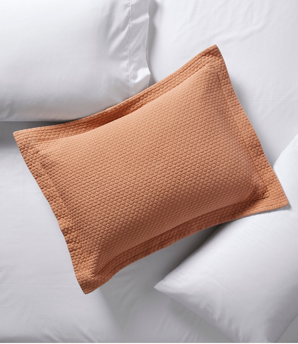 Organic Honeycomb Matelassé Sham