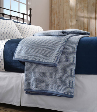 ChappyWrap Cozy Throw Blanket, Herringbone