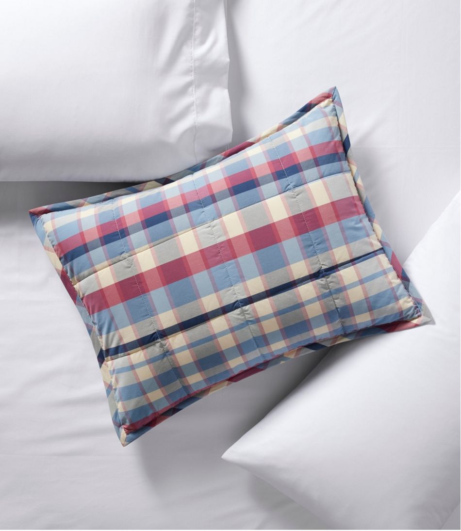 Ultrasoft Cotton Comforter Sham Plaid