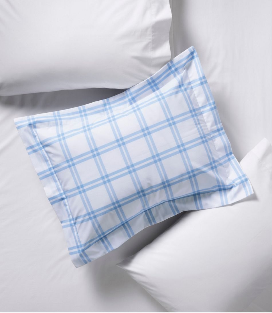 Windowpane 280-Thread-Count Pima Cotton Percale Comforter Cover Collection